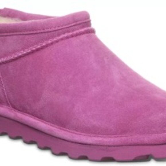 BEARPAW Shoes - BEARPAW Women's Super Shorty Ankle Boot Pink Size 8